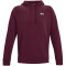 UNDER ARMOUR Rival Cotton Hoodie Hoodie dark maroon/onyx white L