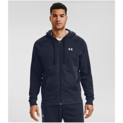 UNDER ARMOUR Rival Cotton Kapuzenjacke midnight navy/onyx...