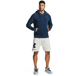 UNDER ARMOUR Rival Fleece Kapuzenjacke Herren 408 - academy/onyx white M