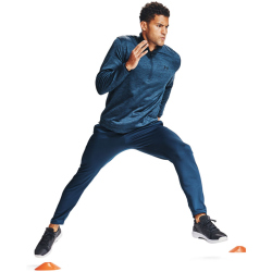 UNDER ARMOUR 1/2-Zip Fleece Sweatshirt Herren academy/black M