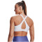 UNDER ARMOUR Armour Mid Crossback Sport-BH Damen 100 - white/white/halo gray L