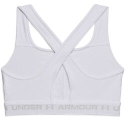 UNDER ARMOUR Armour Mid Crossback Sport-BH Damen 100 - white/white/halo gray M