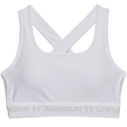 UNDER ARMOUR Armour Mid Crossback Sport-BH Damen 100 - white/white/halo gray M