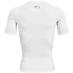 UNDER ARMOUR HeatGear kurzarm Funktionsshirt Herren 100 - white/black XL