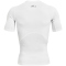 UNDER ARMOUR HeatGear kurzarm Funktionsshirt Herren 100 - white/black XL