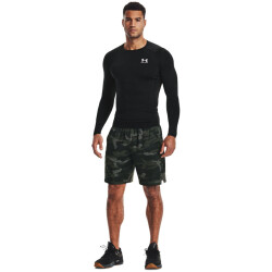 UNDER ARMOUR HeatGear Armour langarm Funktionsshirt Herren 001 - black/white S