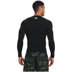 UNDER ARMOUR HeatGear Armour langarm Funktionsshirt Herren 001 - black/white S