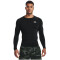UNDER ARMOUR HeatGear Armour langarm Funktionsshirt Herren 001 - black/white S