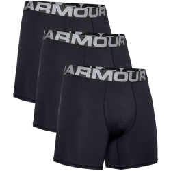 3er Pack UNDER ARMOUR Charged Baumwoll-Boxerjock 002 - black/black/black S