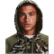 UNDER ARMOUR Rival Fleece Camouflage Script Hoodie marine od green/onyx white M