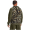 UNDER ARMOUR Rival Fleece Camouflage Script Hoodie marine od green/onyx white S