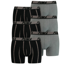 6er Pack PUMA Logo Stripe Boxershorts