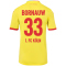 uhlsport 1. FC K&ouml;ln Ausweichtrikot mit Spielerdruck 2020/21 gelb Bornauw 33 164
