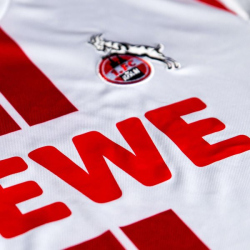 uhlsport 1. FC K&ouml;ln Heimtrikot mit Spielerdruck 2020/21 wei&szlig; Bornauw 33 L