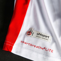 uhlsport 1. FC K&ouml;ln Heimtrikot mit Spielerdruck 2020/21 wei&szlig; Bornauw 33 L