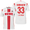 uhlsport 1. FC K&ouml;ln Heimtrikot mit Spielerdruck 2020/21 wei&szlig; Bornauw 33 L