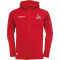 uhlsport 1. FC Köln Goal 24 Kapuzenjacke 2021/22 rot/bordeaux 116