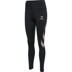 hummel hmlPARIS Leggings Damen black/woodrose XS