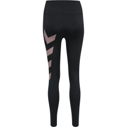 hummel hmlPARIS Leggings Damen black/woodrose XS