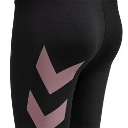 hummel hmlPARIS Leggings Damen black/woodrose XS