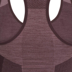 hummel hmlCLEA Seamless Funktions Tanktop Damen fudge/woodrose melange S