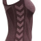 hummel hmlCLEA Seamless Funktions Tanktop Damen fudge/woodrose melange S