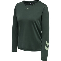 hummel hmlTAYLOR Langarmshirt Damen darkest spruce L