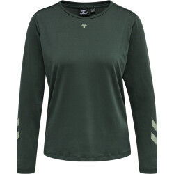 hummel hmlTAYLOR Langarmshirt Damen darkest spruce S