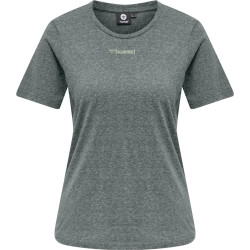hummel hmlZANDRA T-Shirt Damen darkest spruce melange S