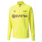 PUMA BVB Borussia Dortmund Fleece-Sweatshirt Kinder safety yellow/puma black 128