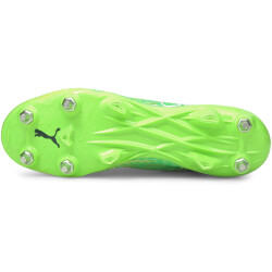 PUMA Ultra 1.3 MxSG Stollen-Fußballschuhe green glare/aqua/spellbound 37.5