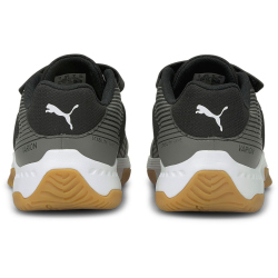 PUMA Varion Hallenschuhe mit Klettverschluss Kinder PUMA black/ultra gray/gum 31