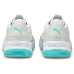 PUMA Accelerate Turbo Nitro W+ Hallenschuhe Damen PUMA white/aqua/purple 41