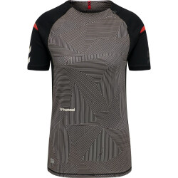 hummel Pro XK Pre Game kurzarm Trainingsshirt Damen caviar/marshmallow S