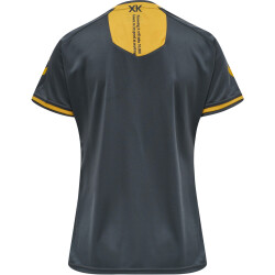 hummel Action Polyester Trikot Damen ebony/tawny olive XS