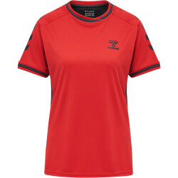 hummel Action Polyester Trikot Damen flame scarlet/ebony L