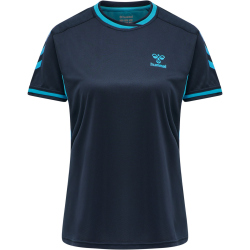 hummel Action Polyester Trikot Damen black iris/atomic blue S