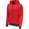 hummel Action Polyester Kapuzenjacke flame scarlet/ebony L