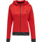 hummel Action Polyester Kapuzenjacke Damen flame scarlet/ebony M