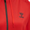 hummel Action Polyester Kapuzenjacke Damen flame scarlet/ebony M