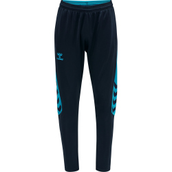 hummel Action Polyester Trainingshose Herren black iris/atomic blue L