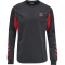 hummel Action Sweatshirt Herren ebony/flame scarlet L