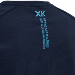 hummel Action Sweatshirt Herren black iris/atomic blue L