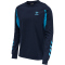 hummel Action Sweatshirt Herren black iris/atomic blue L