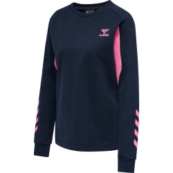 hummel Action Sweatshirt Damen black iris/sugar plum L