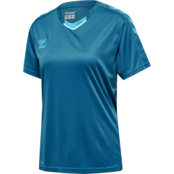 hummel Core XK Poly Trikot Damen blue coral XXL