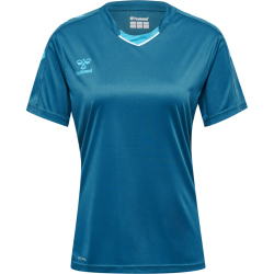 hummel Core XK Poly Trikot Damen blue coral XS
