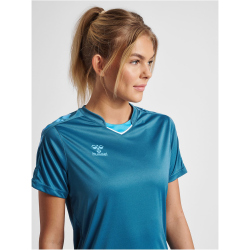 hummel Core XK Poly Trikot Damen blue coral XS
