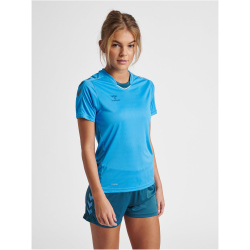 hummel Core XK Poly Trikot Damen blue danube XS