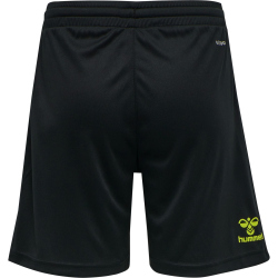 hummel Core XK Poly Shorts Kinder black/lime popsicle 152